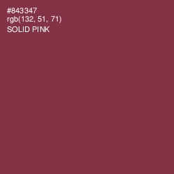 #843347 - Solid Pink Color Image